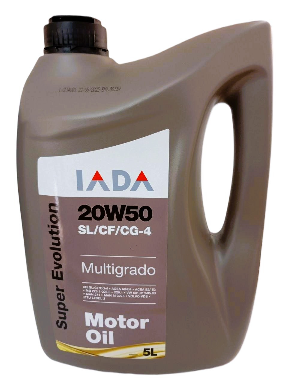 Aceite Multigrado 20w50  Superevolution 5litros